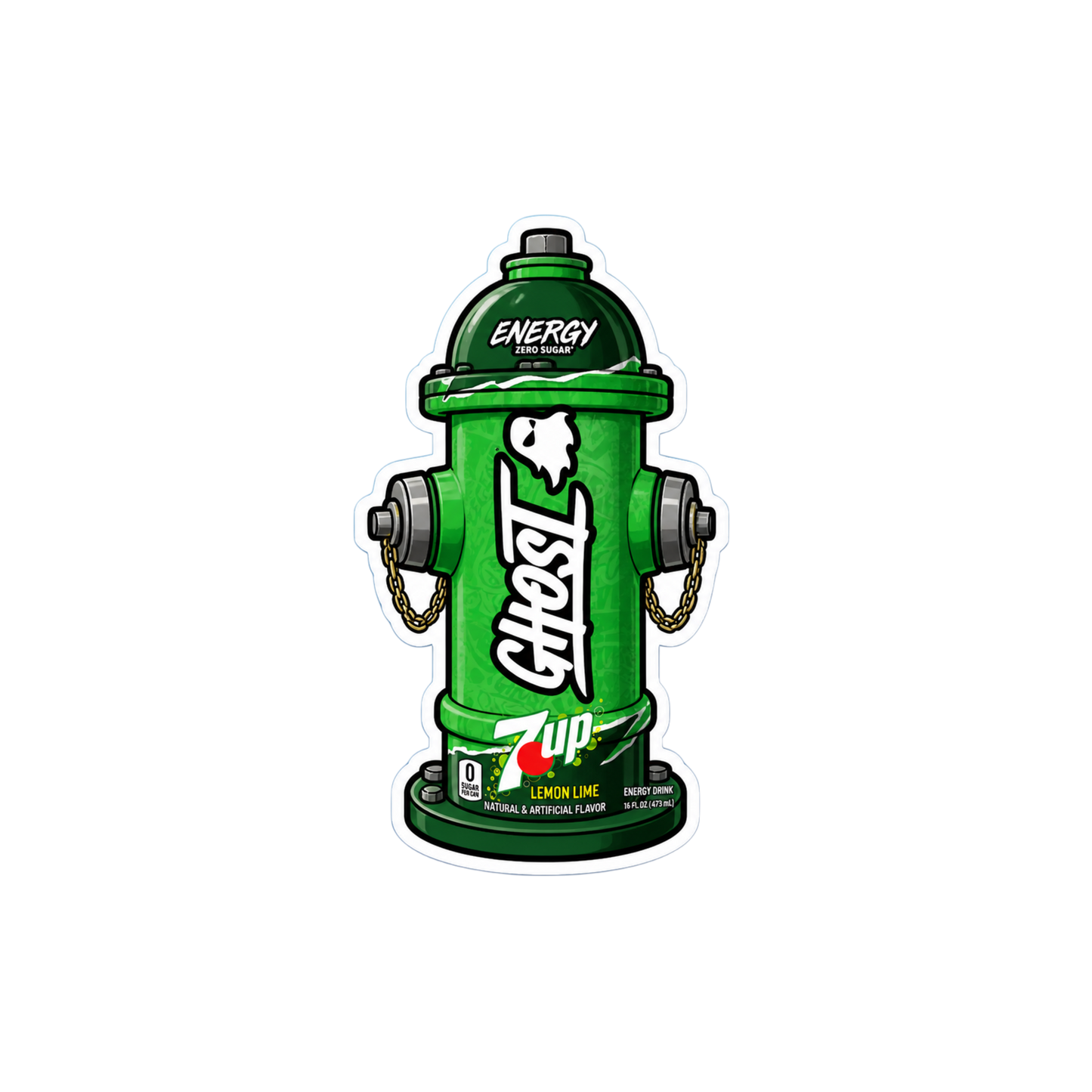 7up Ghost hydrant