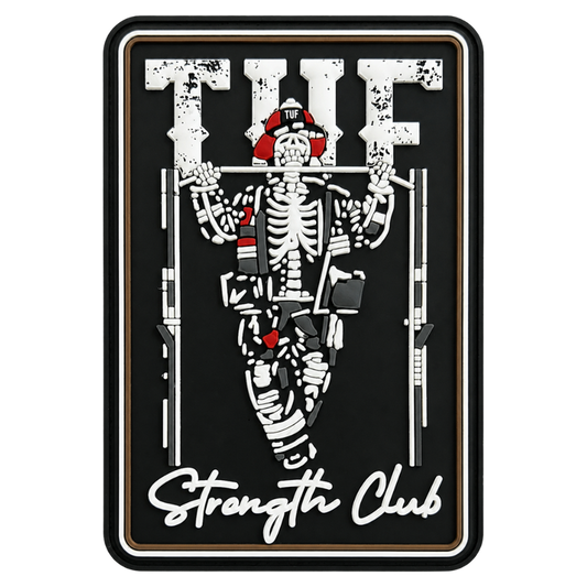 TUF Strength Club Playing Card PVC Patch