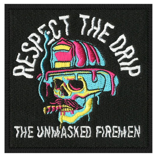 Neon Skull Embroidered Patch