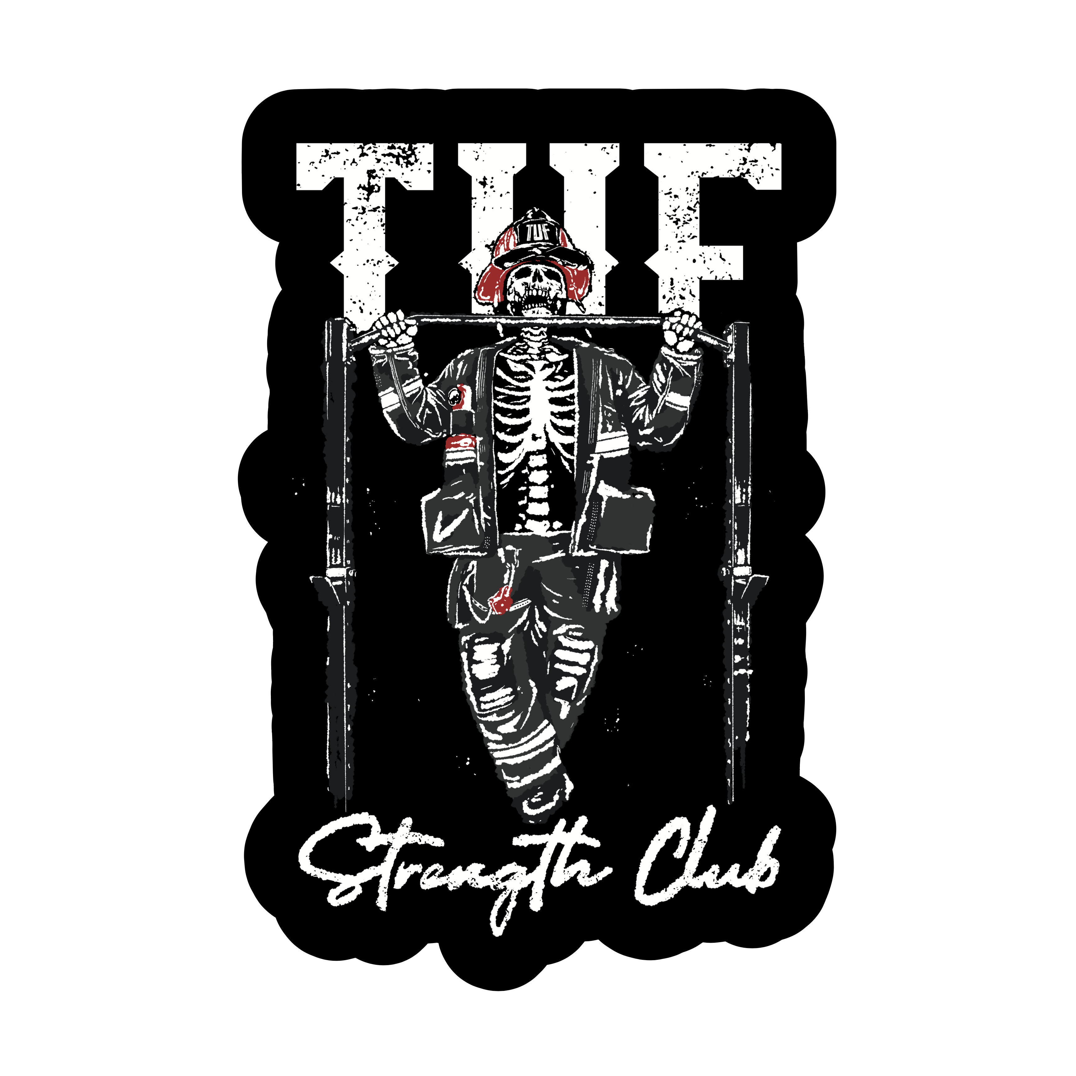 Strength Club Sticker – TheUnmaskedFiremen