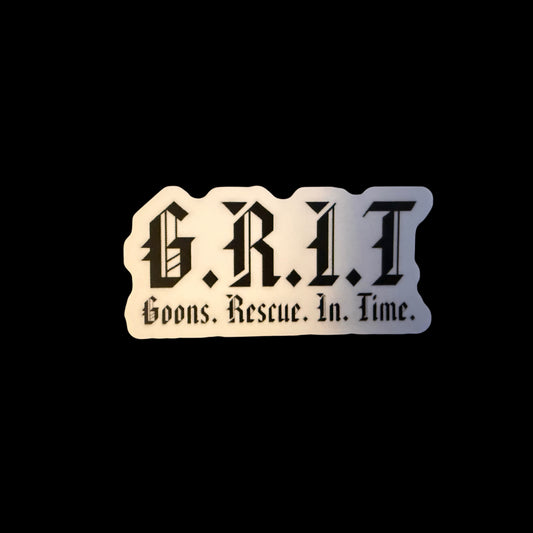 G.R.I.T Sticker